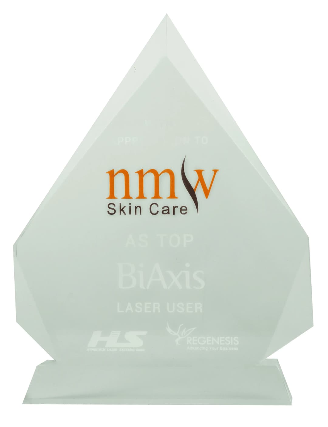 NMW Klinik menerima penghargaan sebagai Top BiAxis Laser User